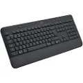 Logitech Signature K650 - Tastatur - trådløs - Bluetooth 5.1 - QWERTY - Storbritannia - grafitt