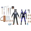 NECA Teenage Mutant Ninja Turtles Split Tegneseriefigur 2-pakning Business Suit Casey Jones & Foot Soldier Action Figure 18 Cm