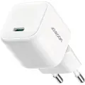 JOYROOM GaN USB-lader 20 W med USB-C strømtilførsel - hvit