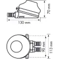 PLASTIMO Aluminium Fotpumpe