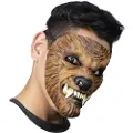 Partychimp Varulv halvmaske i latex