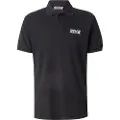 Versace Jeans Couture for man. 78GAG623-J0003 Polo Standard Logo black (S), Casual, Cotton, Short sleeve