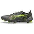 Puma ULTRA 5 ULTIMATE FG Football Boots Unisex, Shoes, Matte Aged Silver/Yellow Alert/Sun Struck, 48