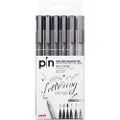 Uni-Ball UNIBALL Uni - Fineliner, Hard Lettering Set (6 pcs) (401236) /Arts and Crafts