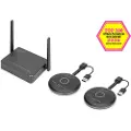 Digitus Wireless Collaboration System - 2 Transmitters + 1 Receiver - trådløs video/lyd-utvider - 802.11a, 802.11b/g/n, Wi-Fi 5 - opp til 50 m