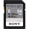 Sony Uhs-ii Class 10 U3 V30 64gb Minnekort