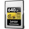 Lexar Cfexpress Pro Type A 4.0 Series 640gb Minnekort