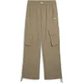 Puma WARDROBE Essentials Relaxed Woven Cargo Pants Women, Clothing, Black, XS