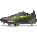 Puma ULTRA 5 ULTIMATE MxSG Football Boots Unisex, Shoes, Matte Aged Silver/Yellow Alert/Sun Struck, 40