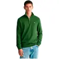 Gant for man. 8030195 Half-zip pullover Flamme green (XXL), Casual, Cotton