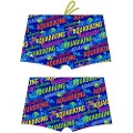 Turbo Aquabiking Letters Badeshorts Boxer
