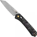 MKM Knives Yipper - Damascus - CF foldekniv, Limited Edition