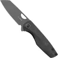 Kizer Cutlery Sparrow S45VN foldekniv, Marble CF/Black Titanium, PVD