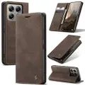 CASEME Xiaomi 14T Pro Caseme 013 Series Lommebok-deksel - Kaffe