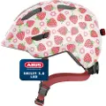 ABUS Smiley 3.0 LED, Sykkelhjelm, Junior, Rose Strawberry