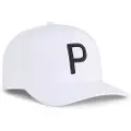 Puma Heritage P Tech Golf Cap Men, Accessories, White Glow/Black, Adult