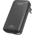 Dudao GaN USB-reiselader 65W med USB og USB-C PD - Svart