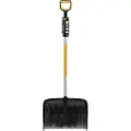 Fiskars 1057178, Snøskuffe, Metall, Sort, Oransje, Ergonomisk, 54,3 cm, 1,57 kg