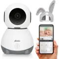 Alecto SMARTBABY10, 1920 x 1080 piksler, Android, iOS, Wi-Fi, 2.4 GHz, Antrasitt, Hvit, Plast