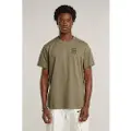 G-Star for man. D26046-C336-6057 T-shirt Back Graphic green (XXL), Casual, Short sleeve, Organic Cotton, Sustainable
