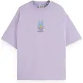 Scotch & Soda 180048 Loose Fit Kortarmet T-skjorte