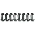 Fellowes - 10 mm - 297 mm - 34 ringer - A4 (210 x 297 mm) - 80 ark - svart - 100 stk bindestreng - for Fellowes Galaxy E, Galaxy Wire, Quasar 130