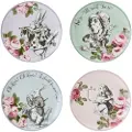 MIKASA V&a Alice In Wonderland Flat Tallerken 4 Stykker