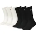 Puma Classic Crew Socks Junior (6-Pack), Clothing, Black/White, 27-30