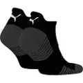 Puma Unisex Sneaker Socks 2 pack, Clothing, Black, 35-38