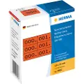 Herma - Svart, rød - 10 x 22 mm 3000 etikett(er) (1000 ark x 3) selvklebende nummeretiketter