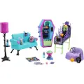 Monster High Studentlounge Lekesett Med Møbler Og Tilbehør Til Dukke