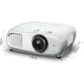 Epson EH-TW7000 - 3 LCD-projektor - 3D - 3000 lumen (hvit) - 3000 lumen (farge) - 3840 x 2160 (2 x 1920 x 1080) - 16:9 - 4K - hvit