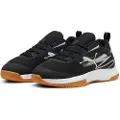 Puma Varion II Indoor Sports Shoes Youth, Shoes, Black/Cool Light Gray/Gum, 33