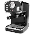 Gastroback Design Espresso Basic - Kaffemaskin med melkeskummer - 15 bar - svart