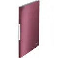 Leitz Style - Displaybok - 20 rom - for A4 - kapasitet: 40 ark - rubinrød