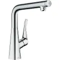 Hansgrohe Metris Select køkkenarmatur med select knap
