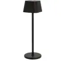 Securit LED bordlampe GEORGINA, inkl. lynkoblings-ladekabel, sort