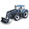 Toymax Tractor w/front loader N.H. T7.615 10cm blue