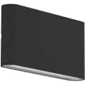 Opple Lighting LEDWall-Lucia-E Re135-6W-830-BL, Innfelt, Rektangel, 1 ampuller, IP65, Sort