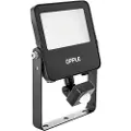 Opple Lighting LEDFlood-E3 Re144-10W-830-BL-MD, Sort, IP65, Aluminium, Polykarbonat (PC), Herdet glass, I, IK07, 1 m