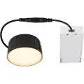 SLV 1007508 Downlight V 100 LED-indbygningslys LED (RGB) 6 W Sort