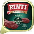 Rinti Single Meat Exclusive 10 x 150 g - Hjort