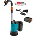 Gardena 2000/2 P4a Batteridrevet Rentvannspumpe 18v