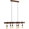 Eglo Townshend 4 - Taklampe - 6 innganger - E27 - antikkbrun