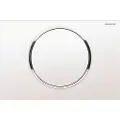 Geberit 115.758.KJ.5, Skylleplate, Hvit, Kromfarget, Geberit, 246 mm, 14 mm, 164 mm