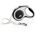 Flexi New Comfort S bånd 5 m, 15 kg, sort