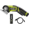 Ryobi Batteridrevet skjæreverktøy RYOBI RCT4-120G, 4,0 V, 2,0 Ah Li-ion, opptil 38 mm
