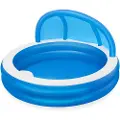 Bestway 54337 Liters Rundt Oppblåsbart Basseng Med Parasoll