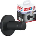 TESA Moon Black towel hook self-adhesive