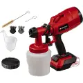 Einhell TC-SY 18/60 Li-Solo, Impregnering, Olje, Maling, 0,8 l, 0,65 l/min, Sort, Rød, 1,18 kg, 245 mm - SOLO